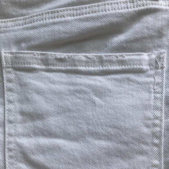 Sanctuary Denim Sidewalk Shorts White Cutoffs Size 27 - Picture 10 of 12